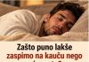 Zašto puno lakše zaspimo na kauču nego u krevetu?