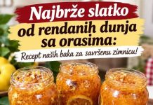 Najbrže slatko od rendanih dunja sa orasima: Recept naših baka za savršenu zimnicu!